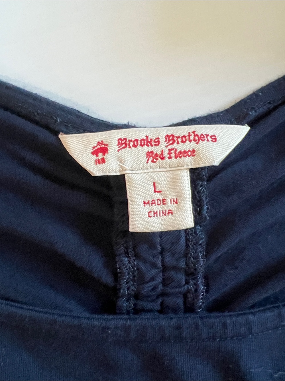 Women's Navy Ruched Drawstring Top - Picture 3 of 3